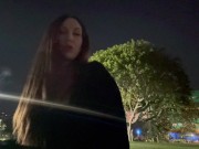 Artemisia Love Late Night Smoking Fetish @ the Park Italian Milf Full Videos on OF 11/16