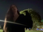 Artemisia Love Late Night Smoking Fetish @ the Park Italian Milf Full Videos on OF 13/16