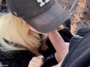 PUBLIC SEX IN THE FOREST WITH A STUDENT, A GIRL DOES A BLOWJOB IN THE FOREST. HOUSE. HOME VIDEO. PRI 16/16