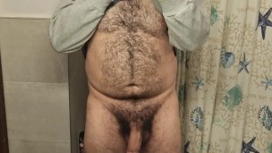 Me naked in the mirror 1