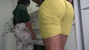 perverted amateur mom lets horny stepson cum in her morning coffee