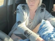 Getting off while parked at rest stop - Screenshot 2 of 16 - MILF