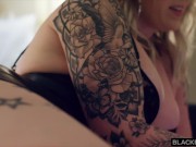 BLACKEDRAW Curvy babe dped in threesome 3/16