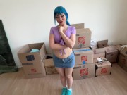 😈POV BOMBSHELL JEWELZ BLU FUCKS THE MOVING DUDE’S BIG COCK😈 2/16