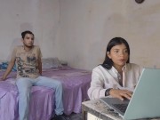 me follo a mi compañera de trabajo 2/16