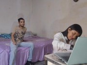 me follo a mi compañera de trabajo 4/16