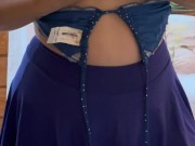 Naughty chubby girl showing off at the Resort.
