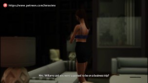 Babysitter gets railed on Halloween night