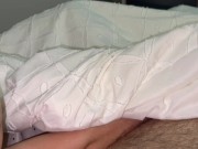 6 a.m. the day begins by purging his balls 1/16