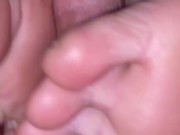 foot job from hot wife pretty feet and soles