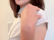 エッチな姿勢教室？！みんな好きな格好でレッスン受けてね♡先生の乳首ばっかりみないでね🫣 - Screenshot 8 of 16 - オナニー