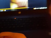 Me jerking off and cumming to porn on pornhub pt.2