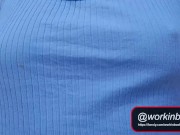 Flash Tits Walking Topless and Showering on Beach 16/16