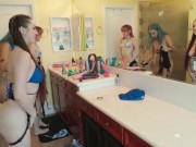 Outdoor Orgy - 3 Girls 1 Guy 2/16