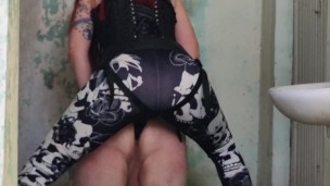 The slave's ass must be ready for a strapon anywhere