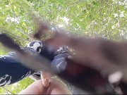 Femdom pegging. Strapon in slave's anal in nature