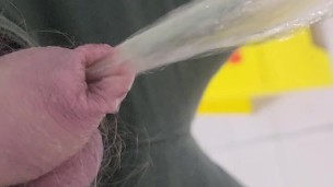 Pissing in the toilet