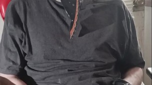 Plague Doctor Femboy Furry Jerks Off and Cums HARD With Leather Gloves (Full Video on OnlyFans)