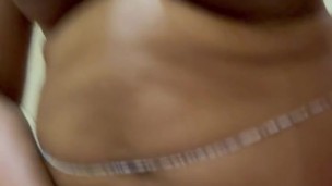 Public Pussy Play in the Restroom