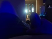 Blinds Up, Door Open! Masturbating While the Cars Go By!