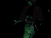 3D sexy Asian stripper with hot lingerie