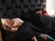 WE ENDED UP SHARING A BED WITH EMMA ANTURIN AND MR. GARRISON AND WE HAD A SNEAKY FUCK AFTER A FAILED 8/16