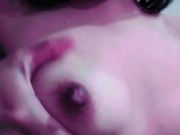 Pressing my nipples, I want to feel pleasure