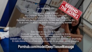 Deep Tissue Massage with this gorgeous girl, she wants the masseur to cum inside her pussy