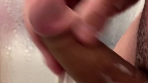 I smeared my dick with my sperm