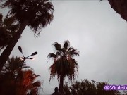 BBW Gordibuena Stretching Clothed at Park in Mexico 11/16