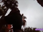 BBW Gordibuena Stretching Clothed at Park in Mexico 12/16