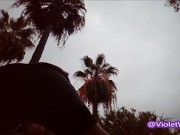 BBW Gordibuena Stretching Clothed at Park in Mexico 2/16