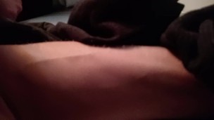 HUGE breathy cumshot and multiple orgasm - 3-day load on my bed