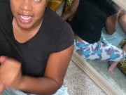 A Promised Late Night Blowjob For Him After Work