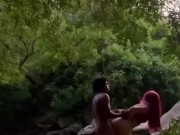 Fudemos em uma cahoeira