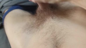  edging morning wood till I cum all over myself and keep going