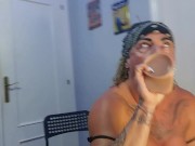 Making my fans horny to fuck me