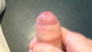 Masturbation ended in a big cumshot