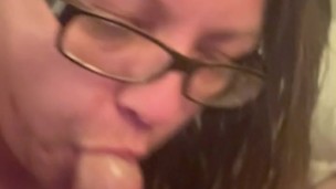 Good girl sucks cock