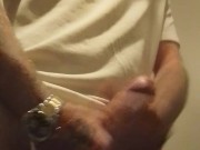 Daddy's wanking over his slut wife