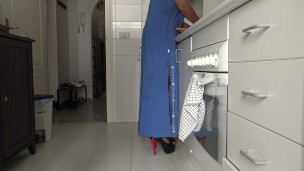 turkish muslim wife lets stepson cum inside her asshole while husband is at work