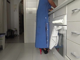 turkish muslim wife lets stepson cum inside her asshole while husband is at work