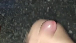 Massive cumshot after edging myself