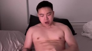 21 year old asian male cums