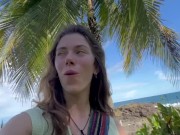 Young Slut Gets Caught Sneaking Away From Family Vacation To Masturbate in Public in Costa Rica
