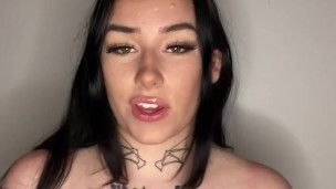 Busty british teen striptease JOI