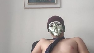 A little cum shot from My Big pink balls