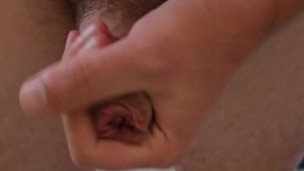 From soft to hard growing cock