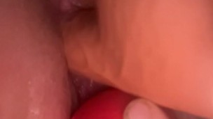 Dildo and rose combo part 2