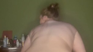 Oiled up thick white girl part 3